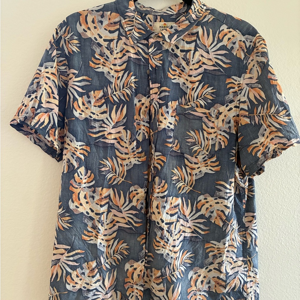 Men's Marine Layer Short Sleeve Collared Shirt
